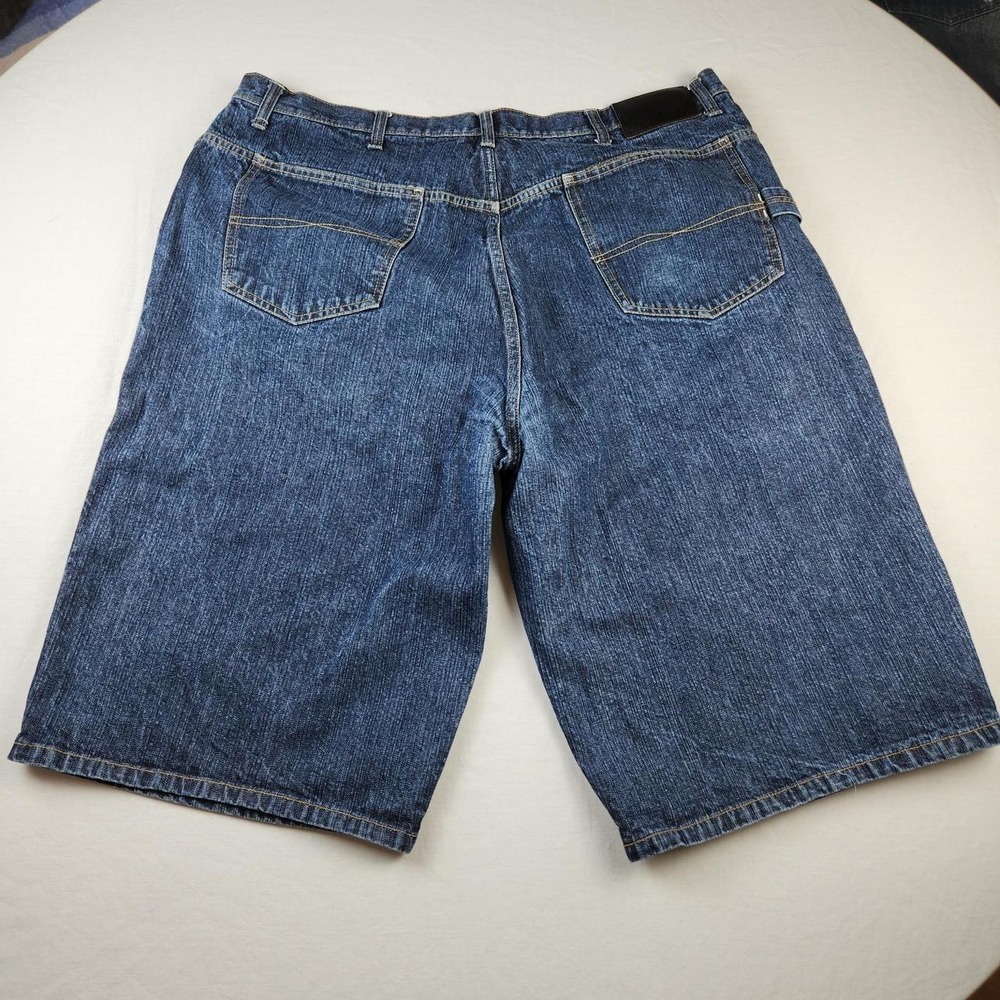 Sean John Mens Blue Denim Carpenter Jeans Shorts Jorts Baggy Y2K Skater Size 40